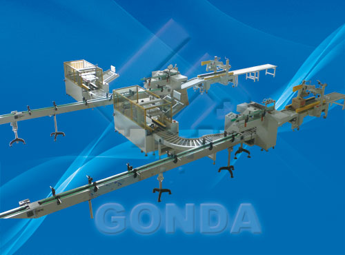 成套開箱、裝箱流水線